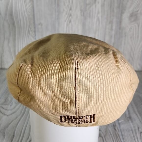 Duluth Trading Co. Cotton Newsboy Tan Cap Hat Medium - Picture 4 of 10